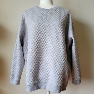 ASOS quilted sweatshirt